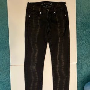 American Eagle distressed stretch skinny Jean size 00